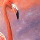 Oil Painting Pink Flamingo. Pictures. Arthelenkey (earthelenkey). My Livemaster. Фото №5