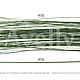 Проволока для цветов №30,в бумажной обмотке зеленая, 30 см, 100 шт,А13, Проволоки, Новосибирск,  Фото №1