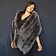 Order Fur cape with fox bluefrost. National Brand. Livemaster. . Wraps Фото №3