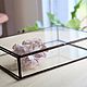 Order Box of glass. Box for photos. Glass casket. Glass Flowers. Livemaster. . Box Фото №3