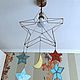 Lamp 'Star' in the children's room with stained glass stars. Ceiling and pendant lights. tiffanarium (Tiffanarium). Online shopping on My Livemaster.  Фото №2