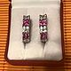 Серебряные серьги кольца конго с цирконами. Серьги-кольца. OLVIKSOL JEWELRY STORE. Ярмарка Мастеров.  Фото №6