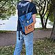 Mochilas: Deep Blue. Backpacks. Mart Bags (martbags). Ярмарка Мастеров.  Фото №6