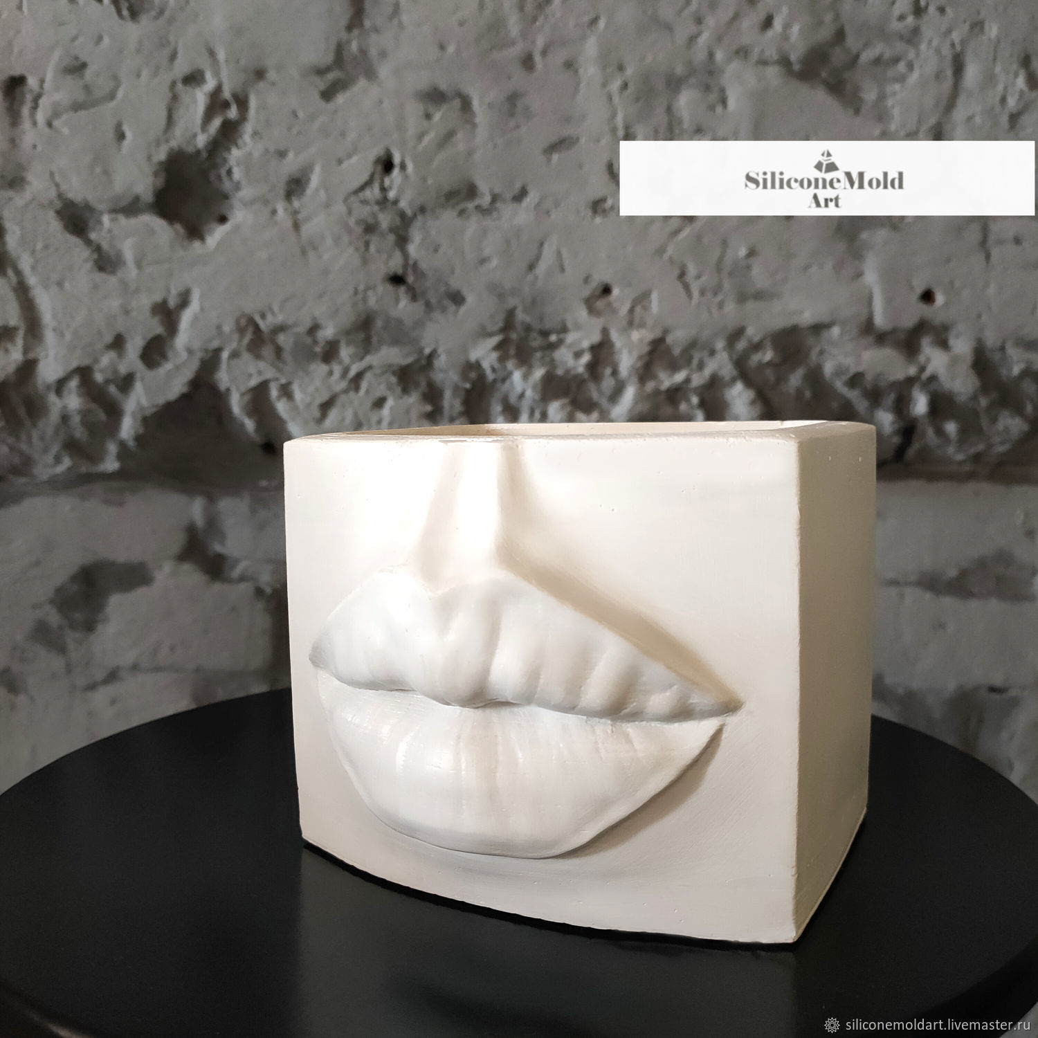 Силиконовая форма для кашпо "Губы Джоли" большие в интернет-магазине ...