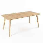 Обеденный стол в скандинавском стиле из массива дуба Roxy