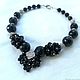 Necklace 'black Luxury' - AGATE, ONYX beads. Necklace. Dorida's Gems (Dorida-s-gems). Online shopping on My Livemaster.  Фото №2
