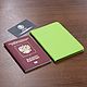 Euro passport cover. Passport cover. Leather Collection. My Livemaster. Фото №5