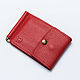 Women's wallet genuine leather with clip. Clamps. Leather Collection. My Livemaster. Фото №6