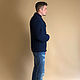 Order Men's cardigan in Moscow. SHAPAR - knitting clothes. Livemaster. . Mens outerwear Фото №3