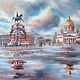 "Аничков мост через реку Фонтанку". Картины. Любовь Титова 'Живые акварели'. Ярмарка Мастеров.  Фото №5