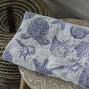 Для дома и интерьера handmade. Livemaster - original item Linen Towels Blue Sea - Bath linen towel. Handmade.