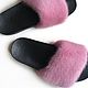 Flip flops with mink fur powder color, Flip flops, Tyumen,  Фото №1
