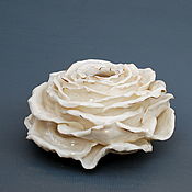 Для дома и интерьера handmade. Livemaster - original item Porcelain rose. Vase figurine.. Handmade.
