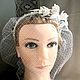 Diadema de estilo Vintage con rosas de seda. Veil hat. silk fairy tale. Ярмарка Мастеров.  Фото №6