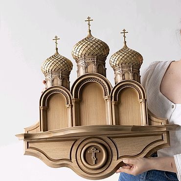 Полка под иконы. Мастерская "Горбуновъ Мебель". Мебель ручной работы - Ярмарка Мастеров Мебель ручной работы. Ярмарка Мастеров - ручная работа Полка под иконы. Handmade.