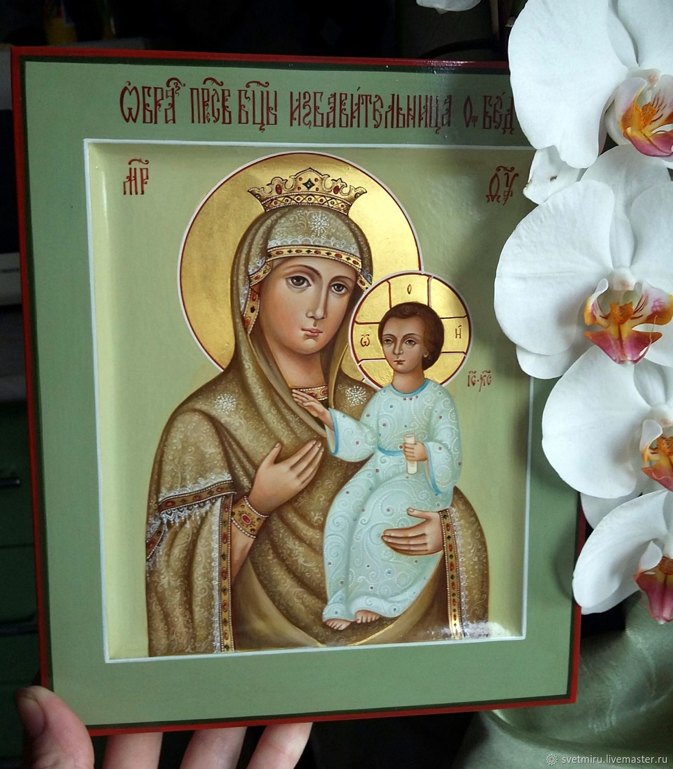 The deliverer from troubles.Icon Of The Mother Of God, Icons, St. Petersburg,  Фото №1