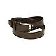 Men's leather belt brown width 40 mm. Straps. Natalia Kalinovskaya. Online shopping on My Livemaster.  Фото №2