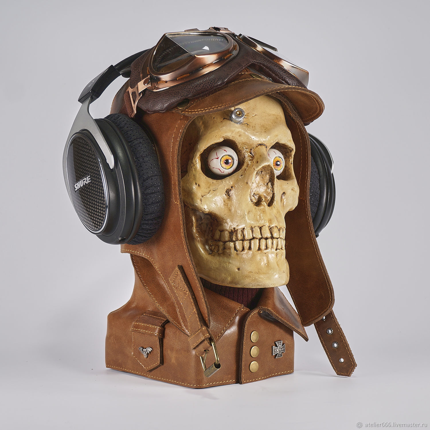Skull Headphone Stand, Subculture Attributes, Moscow,  Фото №1