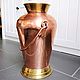 Copper / brass vase, Germany. Vintage interior. rada__vintage. Online shopping on My Livemaster.  Фото №2