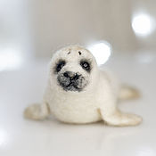 Куклы и игрушки handmade. Livemaster - original item felt toy: Seal. Handmade.