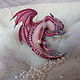 Brooch dragon 'Flo Pink', the Pink Flamingo. Brooches. master Alena Litvin. My Livemaster. Фото №6