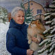Портрет бабушки на даче. Картины. Римма Шевякова. Ярмарка Мастеров.  Фото №4