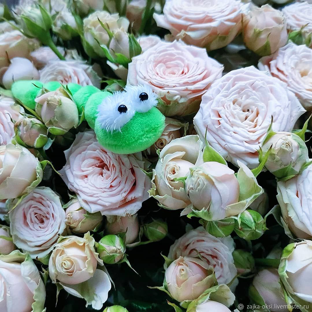 Гусеница для букета. 5 цветов. в интернет-магазине на Ярмарке Мастеров ...