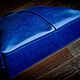 Модная женская сумка в форме трапеции AMELIE Cobalt Blue Кобальтовая. Классическая сумка. кожаных дел мастер Андрей (wesmont). Ярмарка Мастеров.  Фото №13