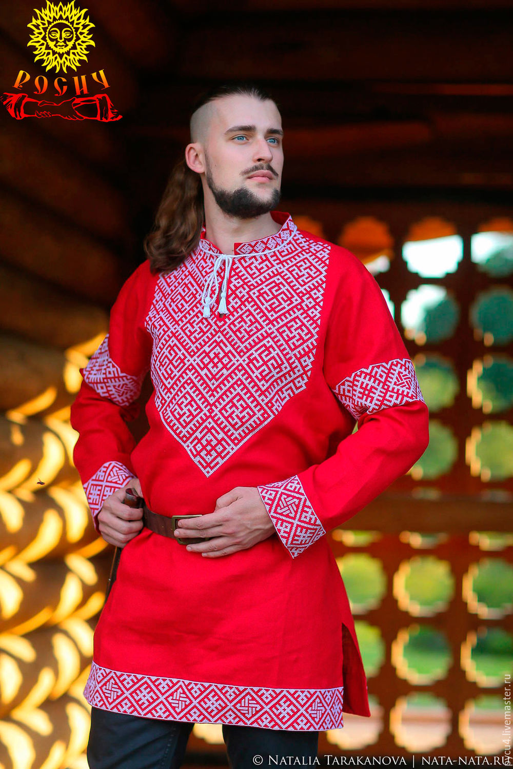 Shirt linen  "Knyaz", People\\\'s shirts, Volokolamsk,  Фото №1