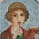 The incomparable Sappho, Ancient Greece, female portrait, watercolour, Pictures, Novosibirsk,  Фото №1