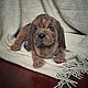 Realistic Stuffed Animal: Bloodhound Puppy. Stuffed Toys. Teddybeasts. My Livemaster. Фото №5