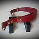 Collar-herring for dogs of genuine leather. Dog - Collars. AshotCraft. My Livemaster. Фото №5