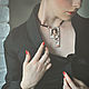 Necklace 'Regina Corda' sculpted miniature. Necklace. House Of The Moon Dew. Online shopping on My Livemaster.  Фото №2
