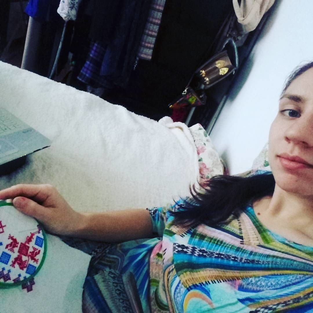 В творческом потоке)))