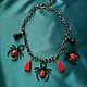 Gothic Necklace Spiders, Necklace, Moscow,  Фото №1