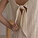Gradient linen dress with wings. Dresses. molinialife. My Livemaster. Фото №5