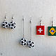 Football earrings. Earrings. Mandarinka (mandarinka-rnd). My Livemaster. Фото №4