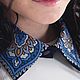 collar Pavlopoulou a scarf, detachable collar, fashion accessory  
