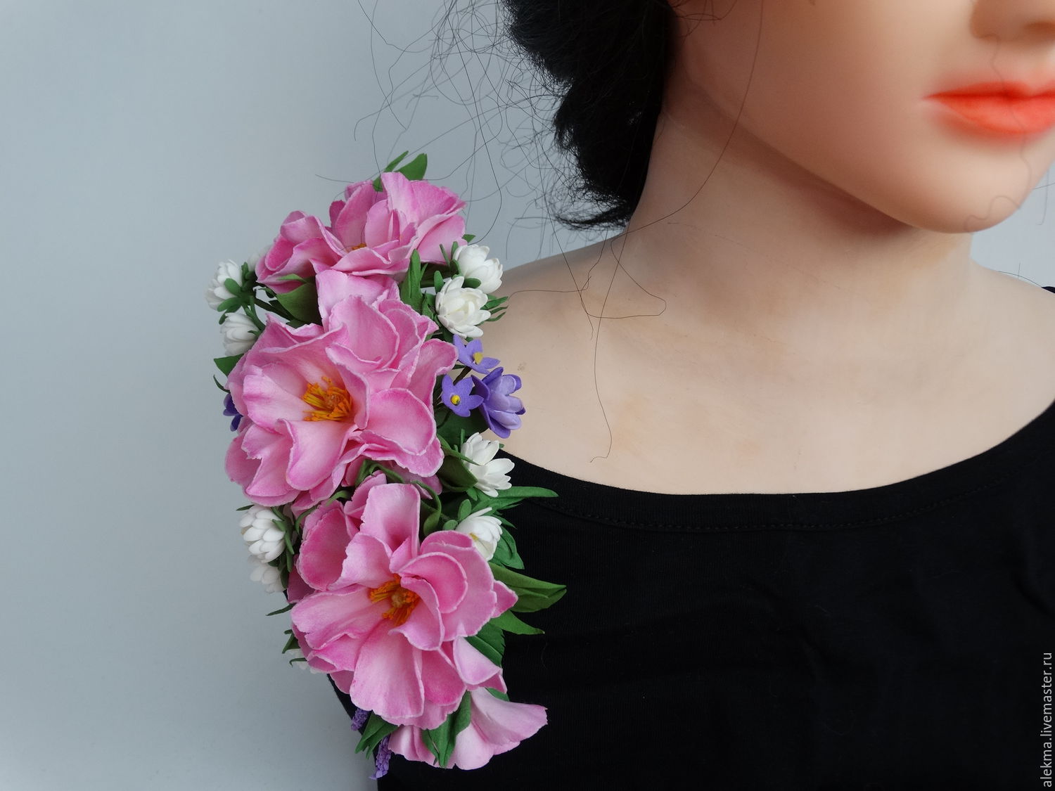 Цветы для украшения платья