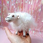 Куклы и игрушки handmade. Livemaster - original item Felt toy: sheep made of wool. Handmade.