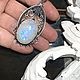 'Collection' Pendant with a moonstone N1. Pendant. UNIQUE-LIT. Online shopping on My Livemaster.  Фото №2