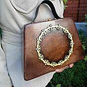 Сумки и аксессуары handmade. Livemaster - original item Wooden Mandala Bag. Handmade.