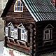 Декоративный домик (миниатюра). Кукольные домики. Lev-protasov. Интернет-магазин Ярмарка Мастеров.  Фото №2