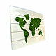 Карта мира из мха. Карты мира. Goodly Studio. Интернет-магазин Ярмарка Мастеров.  Фото №2