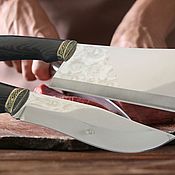 Сувениры и подарки handmade. Livemaster - original item Hatchet meat knife 