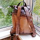 Backpack leather ladies custom made for Indulge). Classic Bag. Innela- авторские кожаные сумки на заказ.. My Livemaster. Фото №4