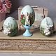 Easter eggs: Set of Hares in the grass, with voluminous decor and painting. Eggs. BronvenGift (bronven). My Livemaster. Фото №7