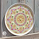 Order Plates decorative: The Star of the East. uzbek ceramics. Vitreous Wood***Tatiana***. Livemaster. . Decorative plates Фото №3