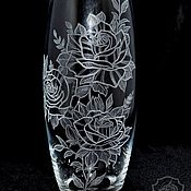Для дома и интерьера handmade. Livemaster - original item Roses. Flower vase. Handmade.