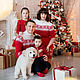 Sweater dress with knitted reindeer Family set. Sweaters. SweaterOK. Online shopping on My Livemaster.  Фото №2